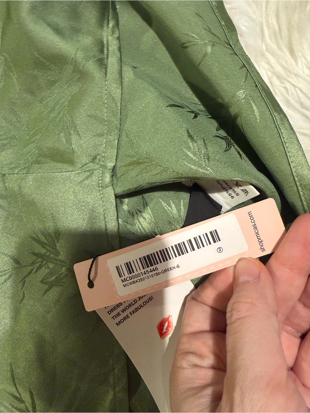 Green Jacquard Midi Skirt S zz3-16 - Picture 4 of 6